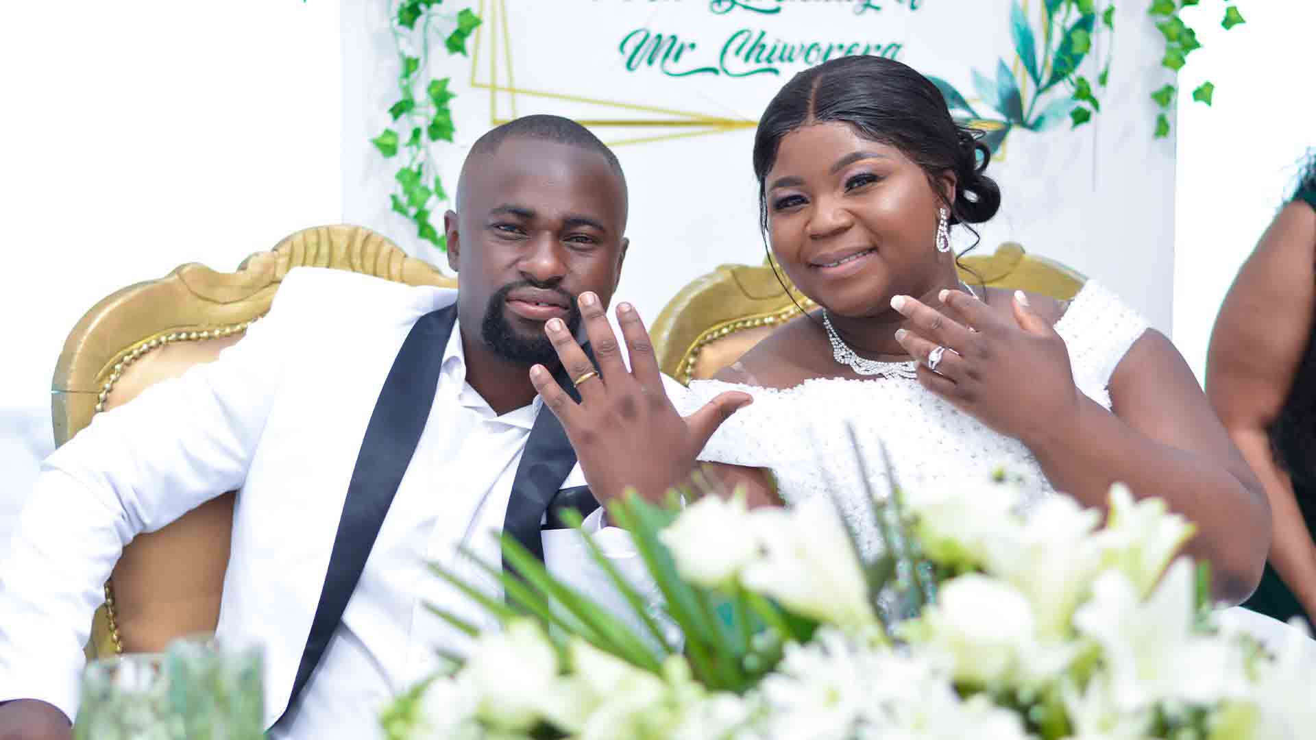 Wedding photoshoot capturing a couple's love